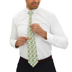 Palm Tree Breeze Printed Necktie