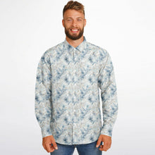 Load image into Gallery viewer, Neutral Tropic Toile- Men&#39;s LS Button Down Shirt