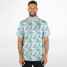 Load image into Gallery viewer, Floral Tropics- Blade Collar Polo Shirt