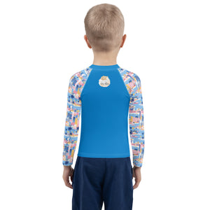 Miami Skyline- Unisex Kids Rash Guard