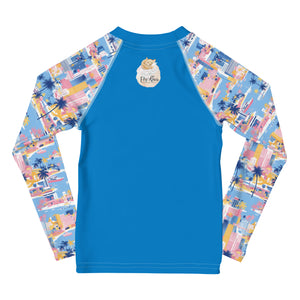 Miami Skyline- Unisex Kids Rash Guard