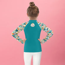 Load image into Gallery viewer, Tropical Mid Mod House- Unisex Kids Rash Guard