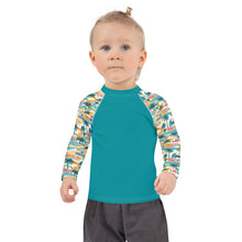 Load image into Gallery viewer, Tropical Mid Mod House- Unisex Kids Rash Guard