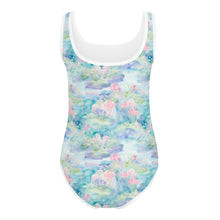 Load image into Gallery viewer, Water Liliy- Print Kids Swimsuit