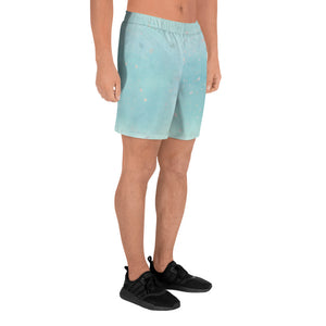 Azul Vaporwave- Men's Eco Athletic Shorts