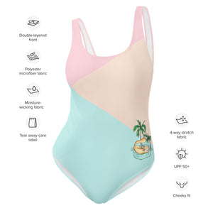 Pastel La Playa- One Peice Swimsuit