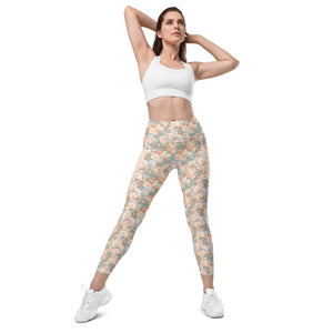 Orange Blossom- Leggings with pockets