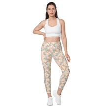 Load image into Gallery viewer, Orange Blossom- Leggings with pockets