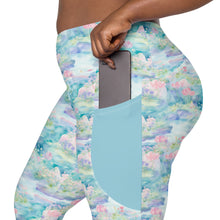 Load image into Gallery viewer, Water Lily- Leggings with pockets