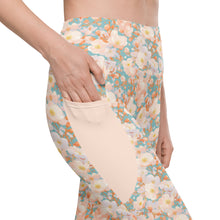 Load image into Gallery viewer, Orange Blossom- Leggings with pockets