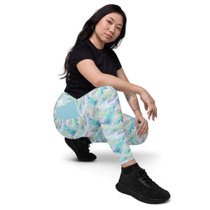Water Lily- Leggings with pockets