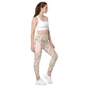 Orange Blossom- Leggings with pockets