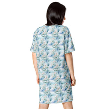 Load image into Gallery viewer, Tropic Floral- Tshirt dress