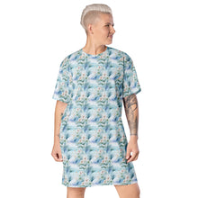 Load image into Gallery viewer, Tropic Floral- Tshirt dress