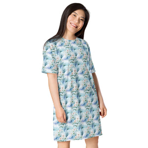 Tropic Floral- Tshirt dress