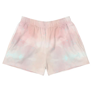 Pink Vaporwave- Women’s Eco Athletic Shorts