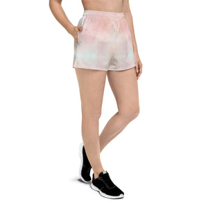 Pink Vaporwave- Women’s Eco Athletic Shorts