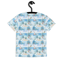 Load image into Gallery viewer, Tropic Sojourn- Youth crew neck t-shirt