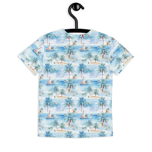 Tropic Sojourn- Youth crew neck t-shirt