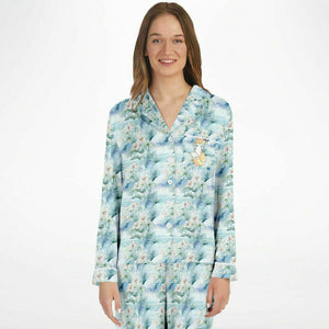 Floral Tropic- Women's Satin Pajamas