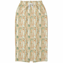 Load image into Gallery viewer, Paste Art Deco- Athletic Long Pocket Skirt