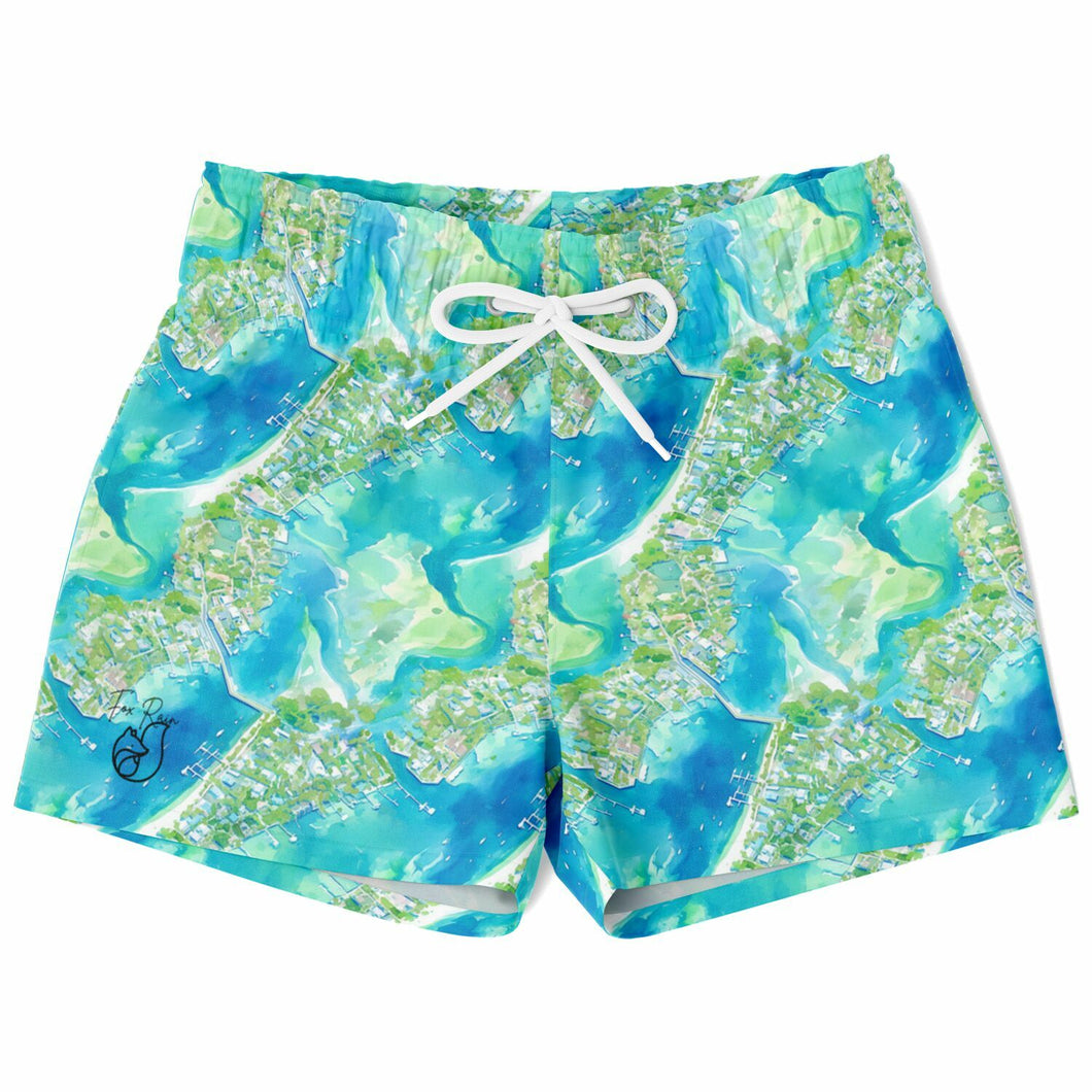 Kids Swim Trunks - Azul Adventure