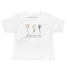 Load image into Gallery viewer, Esther Floral- Baby Jersey Short Sleeve Tee