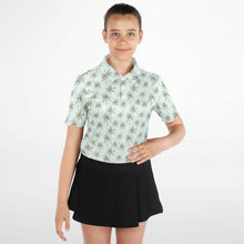 Load image into Gallery viewer, Festive Palms- Unisex Kids Polo Shirt