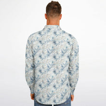 Load image into Gallery viewer, Neutral Tropic Toile- Men&#39;s LS Button Down Shirt