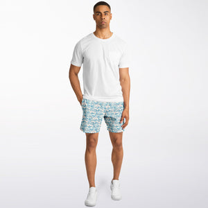 Tropic Cube- Men's Athletic Shorts