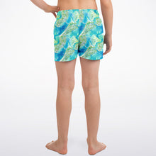 Load image into Gallery viewer, Kids Swim Trunks - Azul Adventure