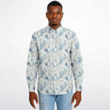 Load image into Gallery viewer, Neutral Tropic Toile- Men&#39;s LS Button Down Shirt