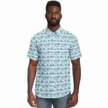 Load image into Gallery viewer, Tropic Sojourn- Mens Short Sleeve Button Down Shirt