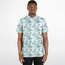 Load image into Gallery viewer, Floral Tropics- Blade Collar Polo Shirt
