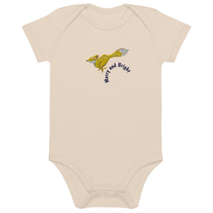 Merry and Bright- Organic cotton baby bodysuit