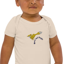 Load image into Gallery viewer, Merry and Bright- Organic cotton baby bodysuit