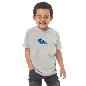 Bold Like Moses- Embroidered Toddler Jersey T-shirt