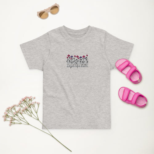 Loyal like Ruth- Embroidered Toddler Jersey T-shirt