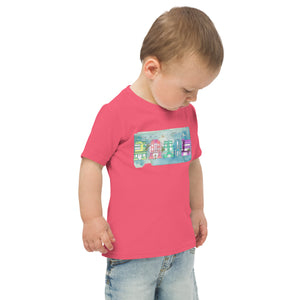 Art Deco Noche- Toddler Jersey T-shirt