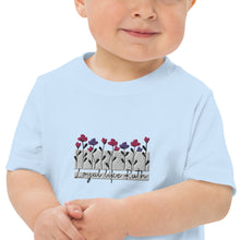 Load image into Gallery viewer, Loyal like Ruth- Embroidered Toddler Jersey T-shirt