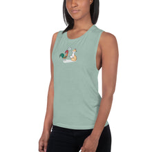 Load image into Gallery viewer, Fox y Gayo- Ladies’ Muscle Tank