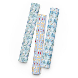 Tropic Holiday- Wrapping paper sheets