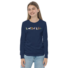 Load image into Gallery viewer, Chungi and Friends- Youth long sleeve tee