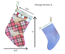 Load image into Gallery viewer, Mini Christmas Stocking - Chungi the Fox