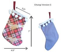 Load image into Gallery viewer, Mini Christmas Stocking - Chungi the Fox