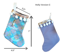 Load image into Gallery viewer, Mini Christmas Stocking - Holly the Otter