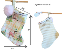 Load image into Gallery viewer, Mini Christmas Stocking - Crystal the Deer