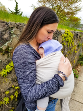 Load image into Gallery viewer, Bamboo Linen Ring Sling Baby Carrier