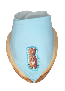 Bib and Pacifier Clip Gift Set - Carter the Bear