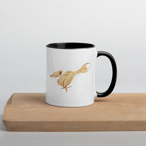 Zoom Fox Mug with Color Inside